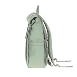 Rolltop Up Rucksack Silber Grün