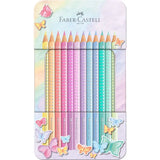 Buntstifte Sparkle Pastell im Metalletui 12 St./Pck.