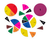 Bruchrechenscheiben im Sortierkasten-Lieferzeit: ca. 2-3 Monate