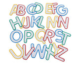 Buchstaben zum Fühlen und Nachspuren- Lieferzeit: ca. 2-3 Monate