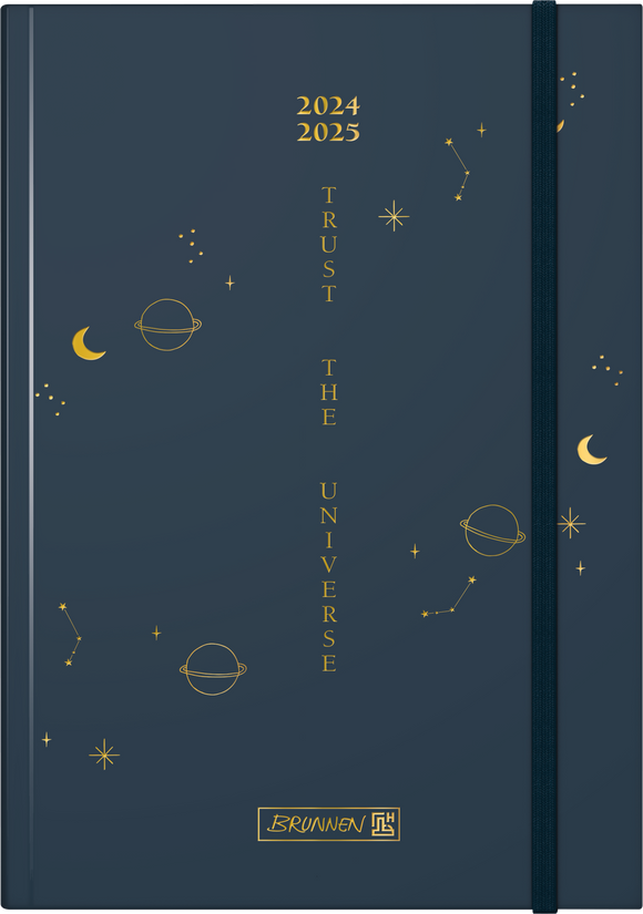 Schülerkalender A5 Universe (2024/2025)  2 Seiten = 1 Woche