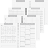 Schülerkalender A6 2S/1W Plain Black 2025/2026
