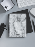 Schülerkalender A5 Grey Marble 2025/2026 2Seiten/1Woche