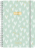 Schülerkalender A5 Hearts 2025/2026 2Seiten/1Woche