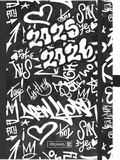 Schülerkalender A5 Graffiti 2025/2026  2 Seiten = 1 Woche