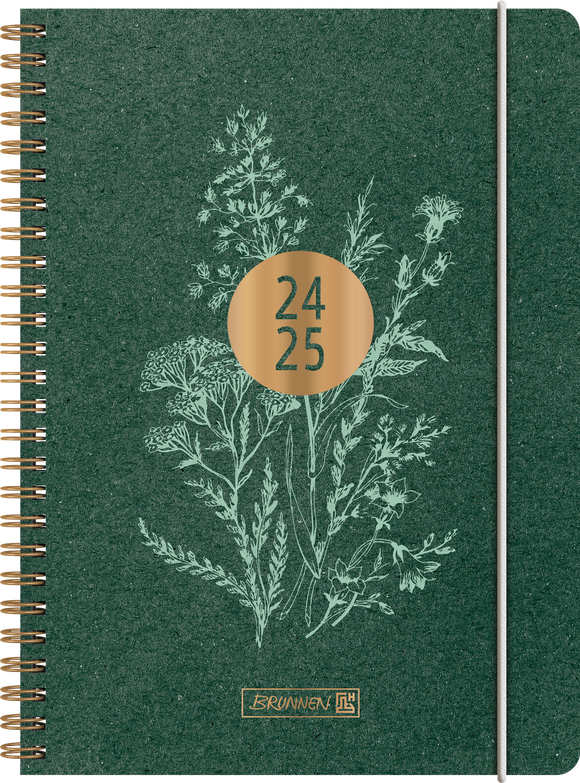 Schülerkalender A5 Botanical 2024/2025 2Seiten/1Woche