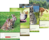 BRUNNEN Hausaufgabenheft Tiermotiv A5