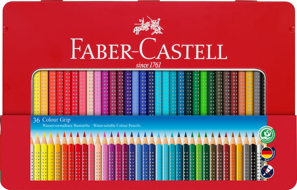 FABER-CASTELL Farbstift Colour GRIP 36er Etui