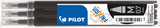 Pilot Pen - Ersatzmine Frixion Clicker, Stärke 0.7 mm, 3 Stück