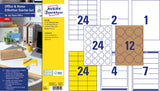 Office & Home Etiketten Starter-Set Avery Zweckform