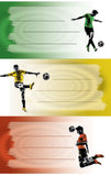 Buch-Etiketten  Z-Design Fußball bunt