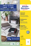 Etiketten, Home Office, Kleinpackung Avery Zweckform 1