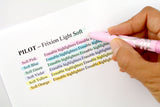 Pilot Textmarker FriXion Light Pastellfarben