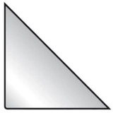 3L Selbstklebende Dreieck-Taschen 100mm