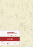 Universalpapier A4 120g chamois / marmoriert  35 Blatt