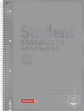BRUNNEN Collegeblock A4 silber Lin. 27 80 Blatt