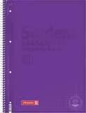BRUNNEN Collegeblock A4 violett Lin. 27 80 Blatt