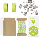 Schöner Schenken Set grün