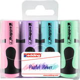 Edding 7 Mini Textmarker 4er-Set sortiert pastell