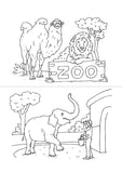 Hauschka Verlag Malblock "Tiere im Zoo"