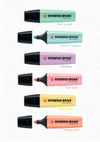 STABILO Textmarker Boss original Pastel 6er Set