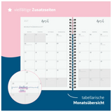Schülerkalender Style 2026/2027 „Pretty Pink“ | A5