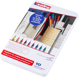 edding 55 Fineliner sortiert 10St Metallbox