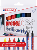 edding Colourful Flipchart Kit 7St Set