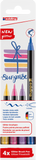 edding 1340 glitter Pinselstift sortiert 4St Set