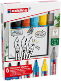 edding Flipchartmarker Set Highlight + Shading 6-teilig