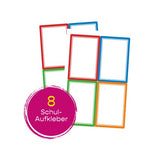 Schulaufkleber bunt 44x64 8St. Avery Zweckform