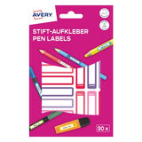 Stiftaufkleber rose/lila 50x10 30St. Avery Zweckform