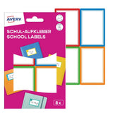 Schulaufkleber bunt 44x64 8St. Avery Zweckform