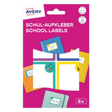 Schulaufkleber Gesichter 44x64 8St. Avery Zweckform