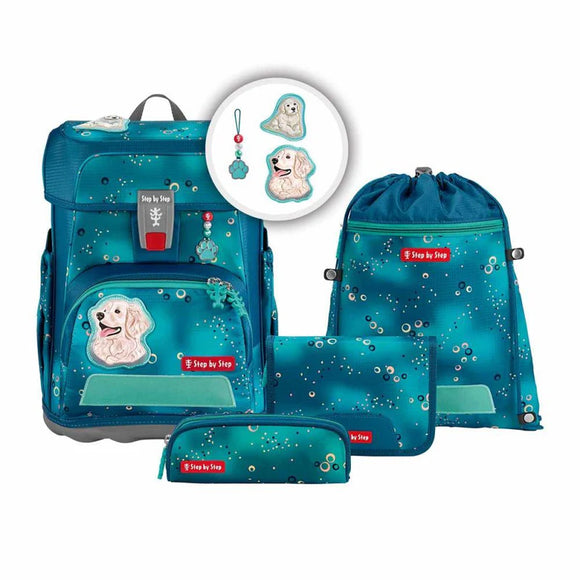 Step by Step Schulranzen CLOUD 5tlg.Set Dog Basty