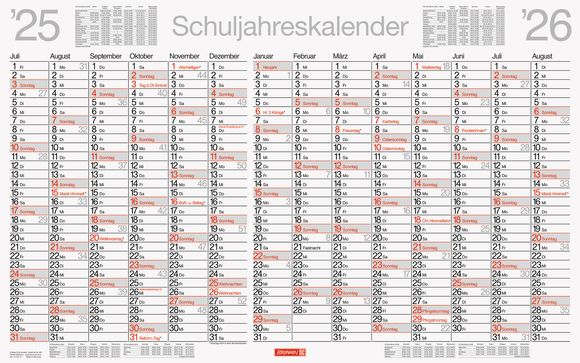 BRUNNEN Schuljahresplaner 2025/2026