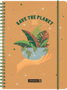 Schülerkalender A5 Save The Planet 2025/2026 2Seiten/1Woche