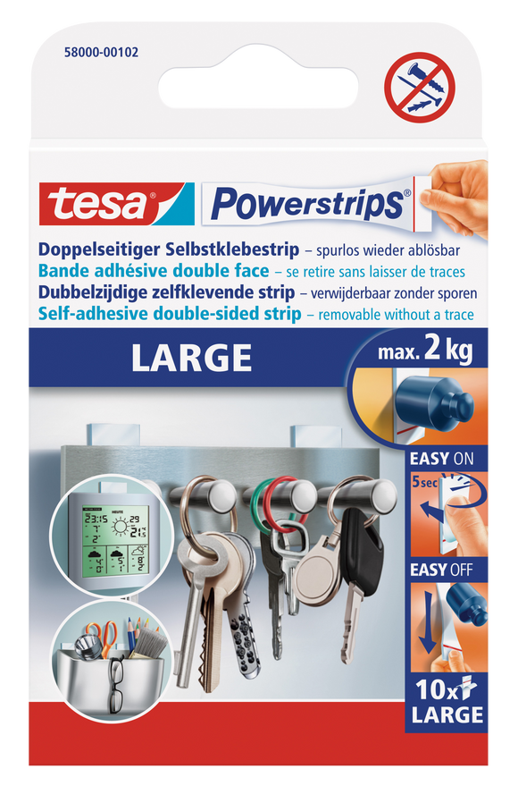 tesa Powerstrips Large