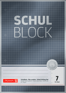 Schulblock Premium A4 Lin. 7