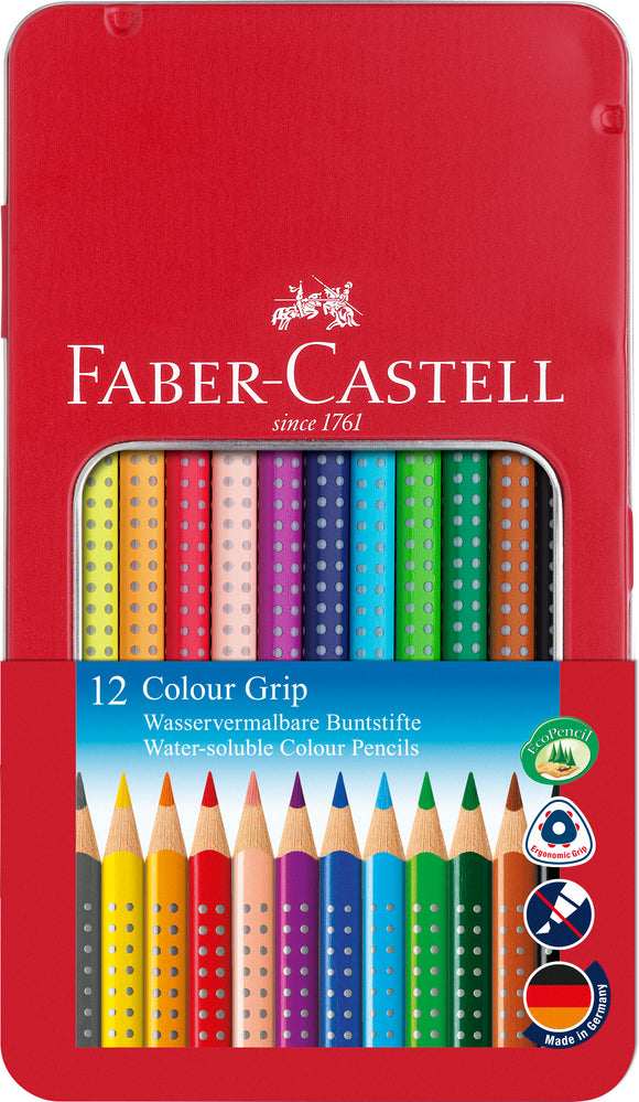 FABER-CASTELL Farbstift Colour GRIP 12er Etui