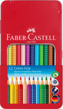 FABER-CASTELL Farbstift Colour GRIP 12er Etui