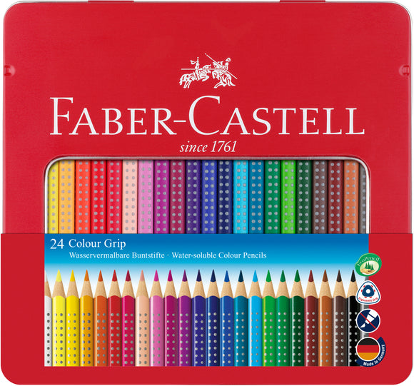 FABER-CASTELL Farbstift Colour GRIP 24er Etui