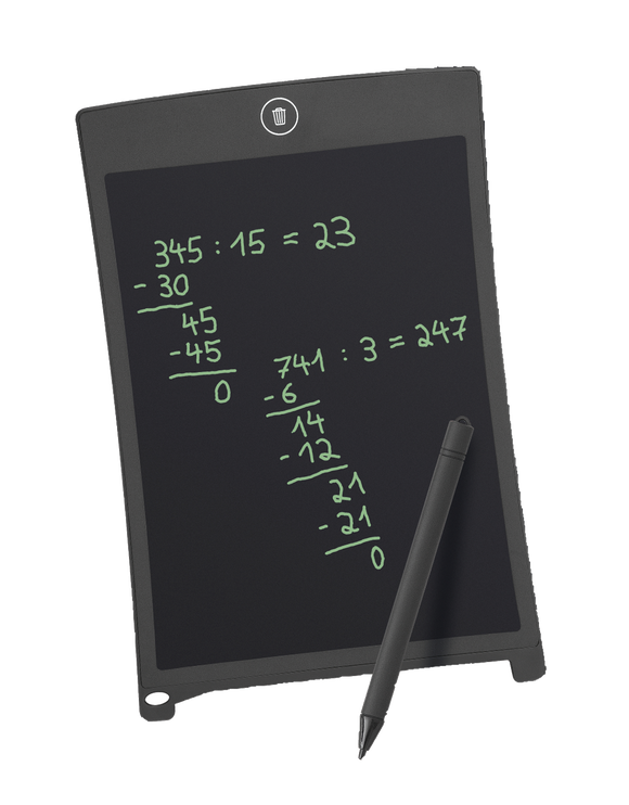 Schreibtafel LCD mit Stift Grafiktablet 8,5 Zoll  incl. Batterien schwarz
