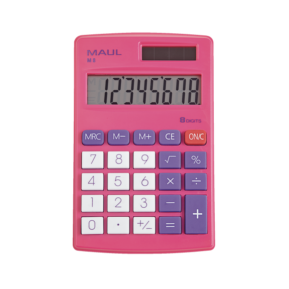 Taschenrechner M8 pink