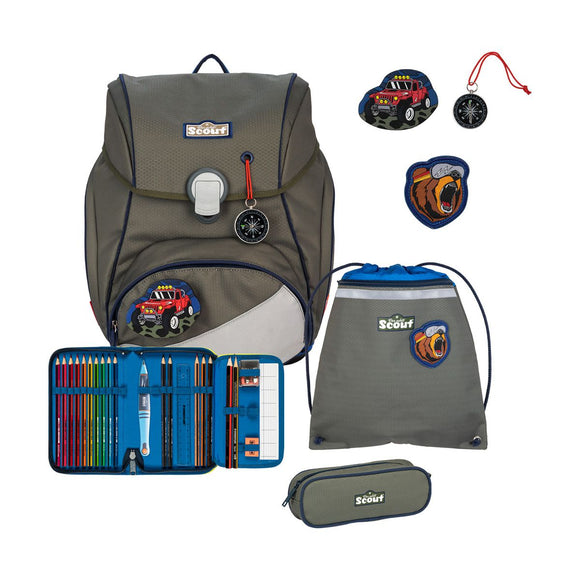 Scout Schulranzen Alpha 4tlg.Set Adventure