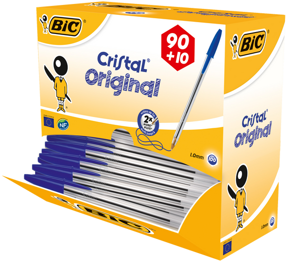 BIC Cristal Kugelschreiber 90+10