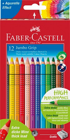FABER CASTELL Farbstifte Jumbo Grip 12er Etui