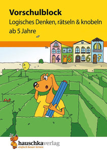 Hauschka Verlag Vorschulblock "Logisches Denken, rätseln und knobeln"