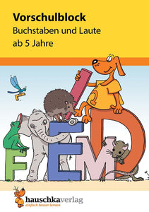 Hauschka Verlag Vorschulblock "Buchstaben und Laute"